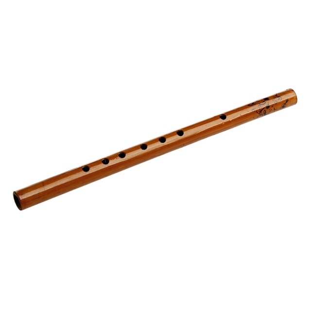 Tradycyjny 6-otworowy flet bambusowy - instrument muzyczny o naturalnym kolorze drewna U7EF - Wianko - 5