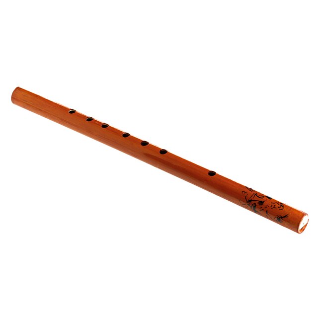Tradycyjny 6-otworowy flet bambusowy - instrument muzyczny o naturalnym kolorze drewna U7EF - Wianko - 7