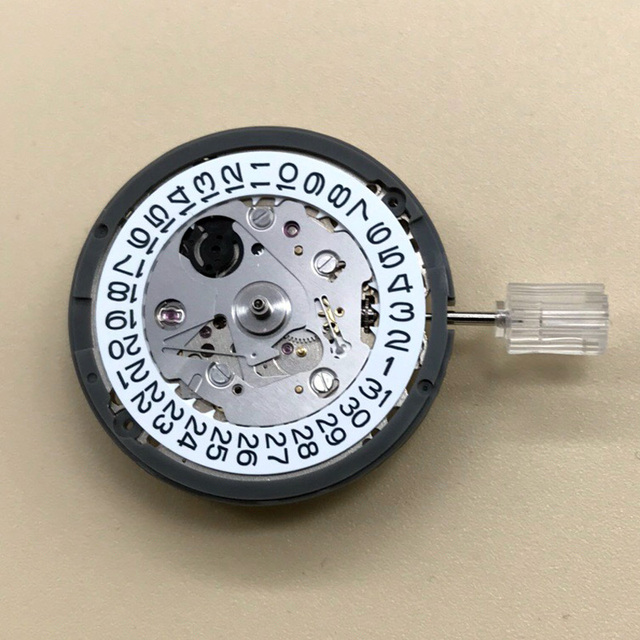 Japoński zegarek mechaniczny Seiko NH35 NH36 z 24 klejnotami i białą datą - Wianko - 1