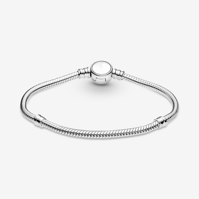 Bransoletka węża łańcucha 925 Sterling Silver z modnym niebieskim niebem - prezent na Walentynki 2021 - Wianko - 2