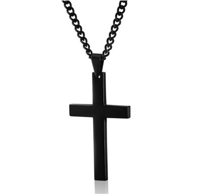 Gotyckie wisiorki krzyż naszyjnik Street Style mężczyźni i kobiety łańcuch na szyi punkowa biżuteria - Wianko - 14