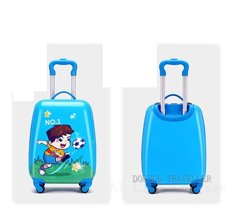 2021 Nowa walizka na kółkach dla dzieci z kreskówek, 16-18 calowa kabina - Wianko - 10