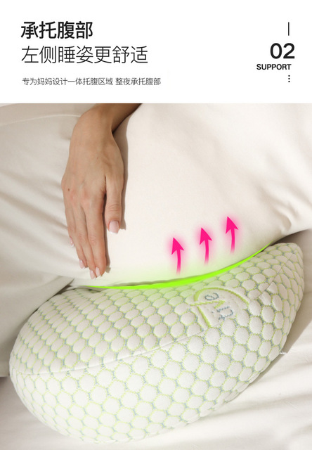 Poduszka ciążowa w kształcie litery U - poduszka boczna dla kobiet w ciąży i niemowląt, do karmienia piersią - Wianko - 11