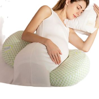 Poduszka ciążowa w kształcie litery U - poduszka boczna dla kobiet w ciąży i niemowląt, do karmienia piersią - Wianko - 9