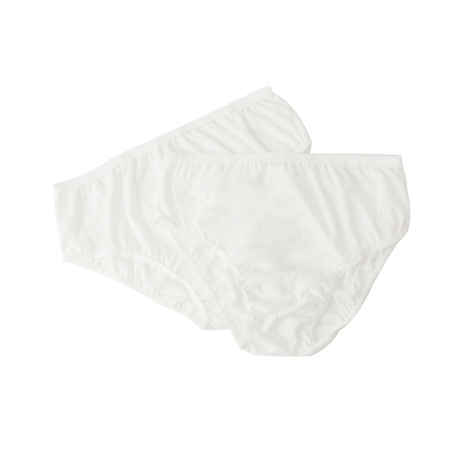 Łagodne jednorazowe kalesony ciążowe z czystej bawełny, indywidualnie pakowane - Wianko - 6