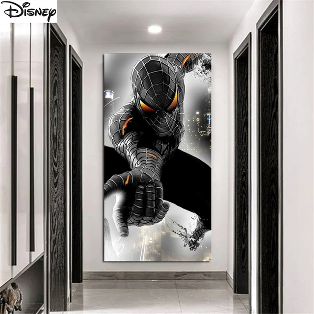 Diamentowy obraz Spiderman Avengers 5D - Graffiti Art mozaika - Wianko - 5