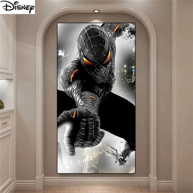 Diamentowy obraz Spiderman Avengers 5D - Graffiti Art mozaika - Wianko - 4