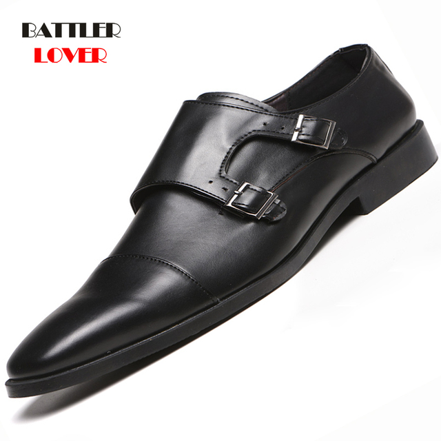 Eleganckie męskie buty wizytowe oxford slip-on czarne - Wianko - 71