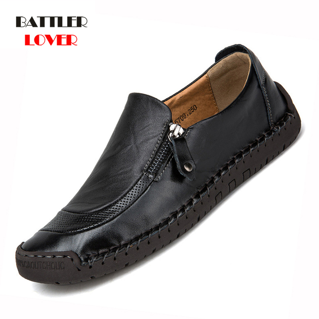 Eleganckie męskie buty wizytowe oxford slip-on czarne - Wianko - 46