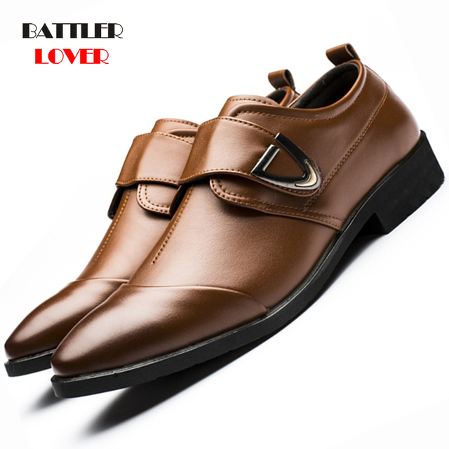 Eleganckie męskie buty wizytowe oxford slip-on czarne - Wianko - 66