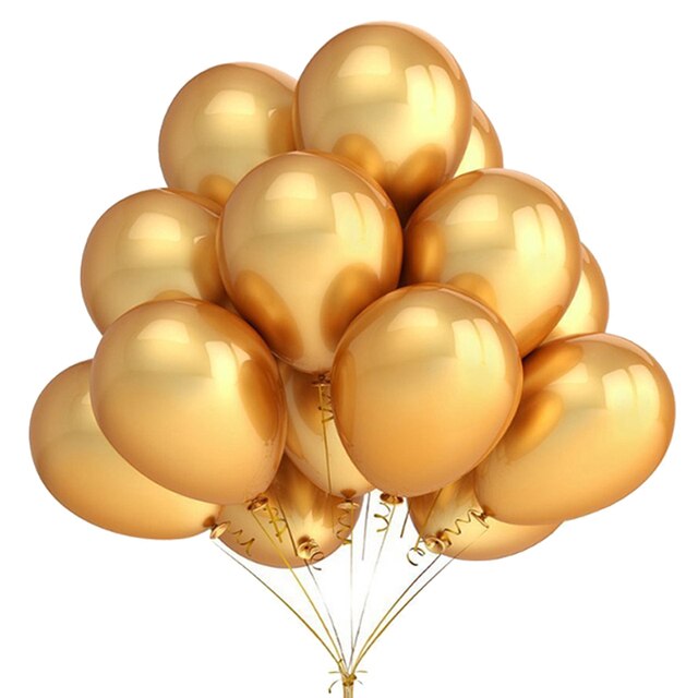 30 sztuk błyszczące perły lateksowe balony 10 Cal złoto srebro ślub Birthday Party Decoration Baby Shower Christmas Ceremony Globos - Wianko - 10
