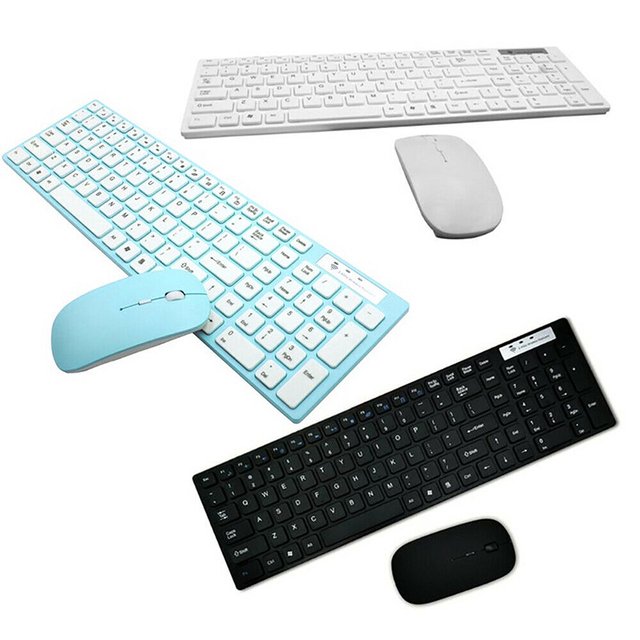 Zestaw bezprzewodowej klawiatury i myszy POHIKS 2.4GHz - ultra-cienki design, ergonomiczna konstrukcja - PC/Laptop - Wianko - 8