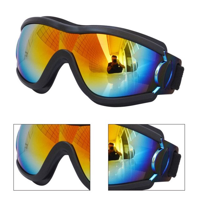 Okulary rowerowe zimowe dla dzieci 2021 - wiatroszczelne, pyłoszczelne, narciarskie, sportowe - Wianko - 4