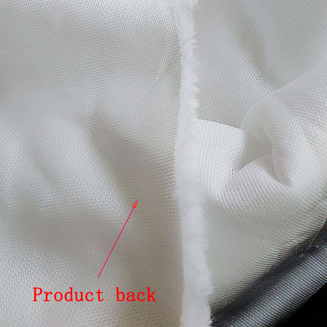 Tkanina pluszowa Faux futro, biały, miękki, jednolity kolor, DIY odzież szycia, 50x170cm - Wianko - 2