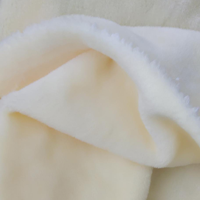 Tkanina pluszowa Faux futro, biały, miękki, jednolity kolor, DIY odzież szycia, 50x170cm - Wianko - 9