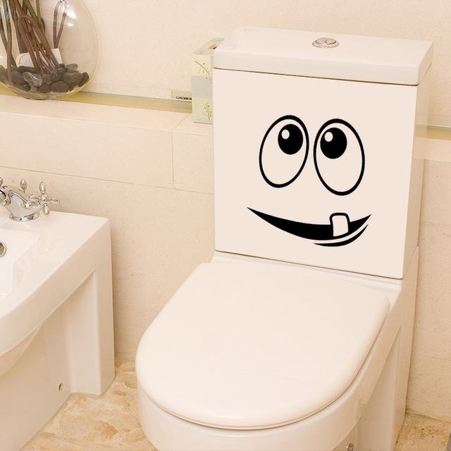Funny Smile 3D naklejki ścienne na toaletę – wytrzymałe, wodoodporne i dekoracyjne! - Wianko - 2