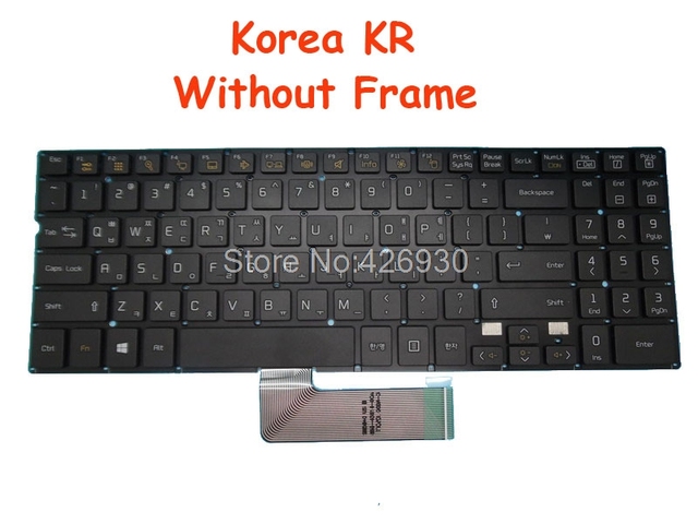 Klawiatura Korea KR bez ramki do LG 15N540 15ND540 SG-59030-XRA SN5840 AEW73429831 - Wianko - 1