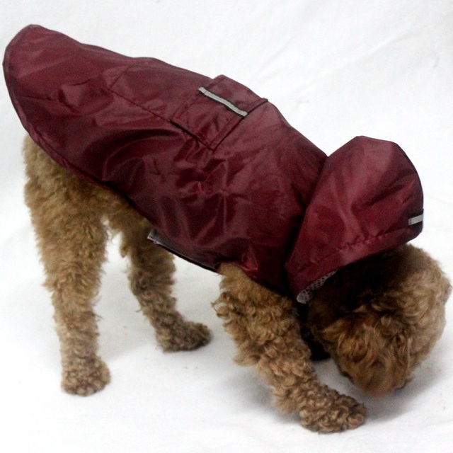 Płaszcz przeciwdeszczowy dla psów wodoodporny z odblaskami i oddychającą siatką - Wianko - 13