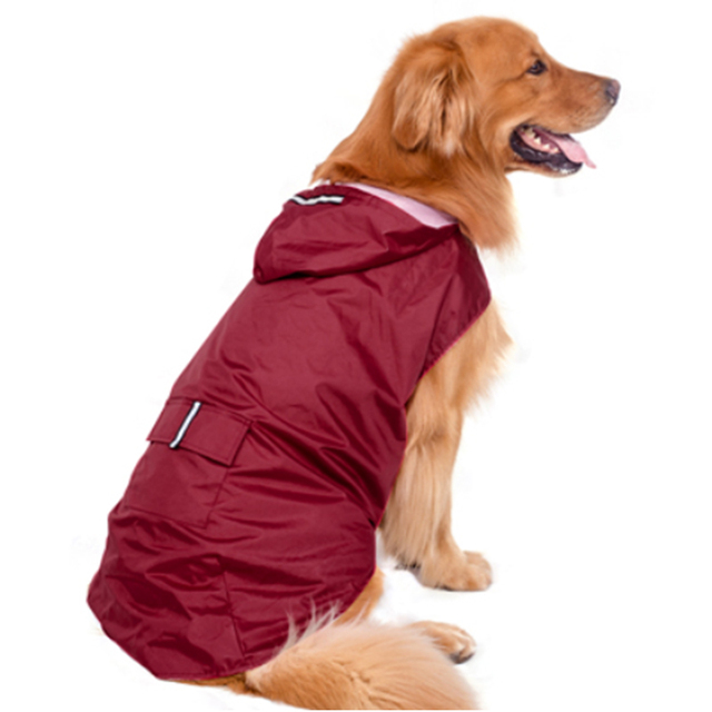 Płaszcz przeciwdeszczowy dla psów wodoodporny z odblaskami i oddychającą siatką - Wianko - 10