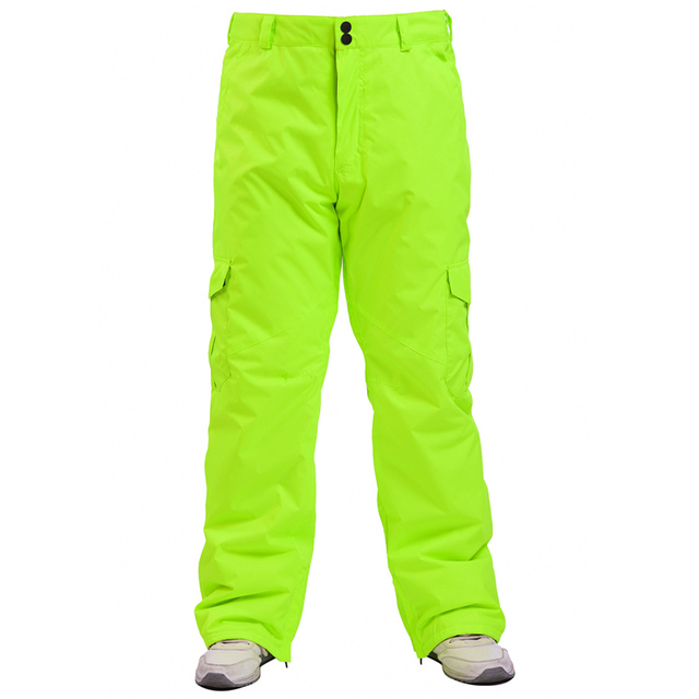 Męskie spodnie narciarskie zimowe, wodoodporne, w kamuflażu, z kieszenią na suwak - Wianko - 35