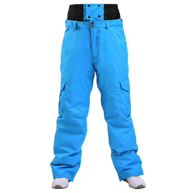 Męskie spodnie narciarskie zimowe, wodoodporne, w kamuflażu, z kieszenią na suwak - Wianko - 20