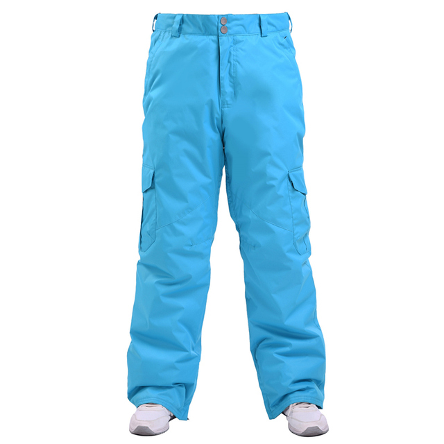 Męskie spodnie narciarskie zimowe, wodoodporne, w kamuflażu, z kieszenią na suwak - Wianko - 41