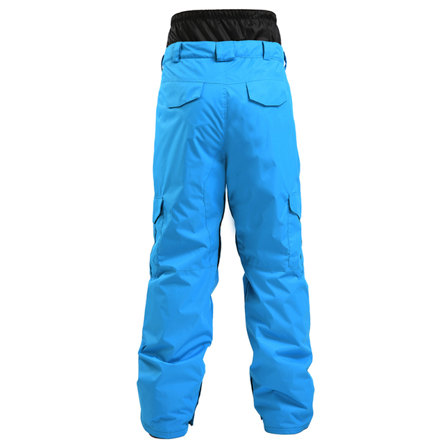 Męskie spodnie narciarskie zimowe, wodoodporne, w kamuflażu, z kieszenią na suwak - Wianko - 21