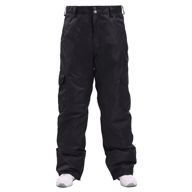 Męskie spodnie narciarskie zimowe, wodoodporne, w kamuflażu, z kieszenią na suwak - Wianko - 31