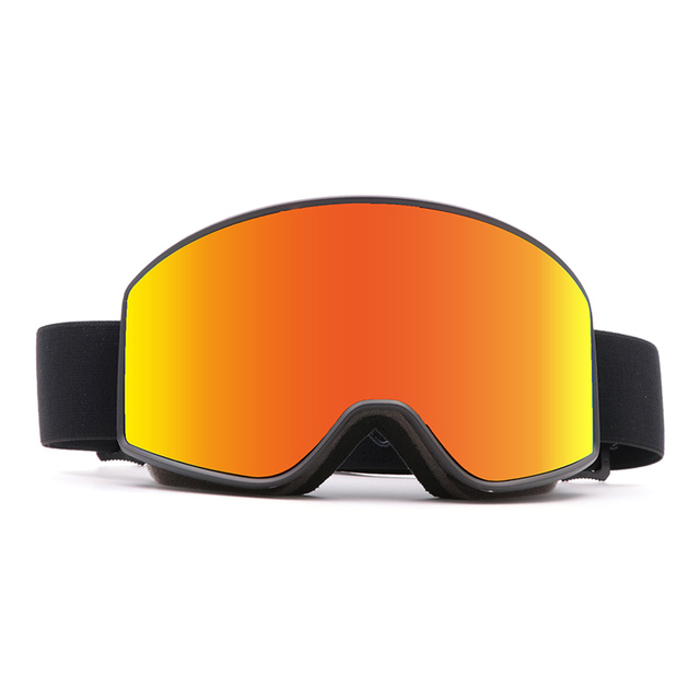 Gogle narciarskie męskie z cylindryczną soczewką przeciwmgielną i dwuwarstwową folią - idealne na zimowe sporty na śniegu - Wianko - 3