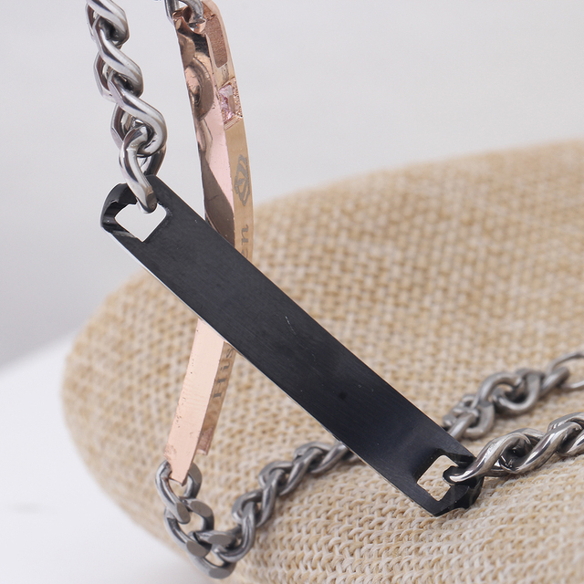 Niestandardowa bransoletka ze stali nierdzewnej NIBASTAR - regulowany ręcznie warkocz, personalizowana biżuteria ręcznie dla par - Wianko - 13