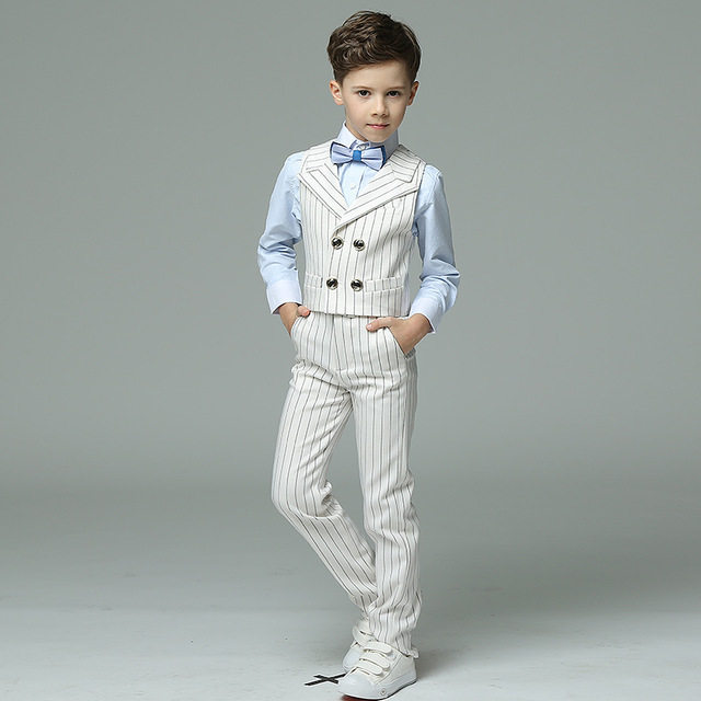 Formalny garnitur chłopięcy - mundurek szkolny, blazer, garnitury ślubne, smokingi, bal, taniec - Wianko - 8