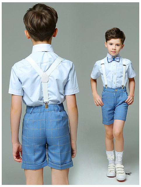 Formalny garnitur chłopięcy - mundurek szkolny, blazer, garnitury ślubne, smokingi, bal, taniec - Wianko - 12