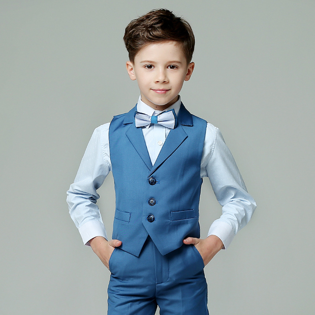 Formalny garnitur chłopięcy - mundurek szkolny, blazer, garnitury ślubne, smokingi, bal, taniec - Wianko - 22