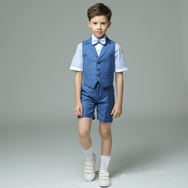 Formalny garnitur chłopięcy - mundurek szkolny, blazer, garnitury ślubne, smokingi, bal, taniec - Wianko - 24