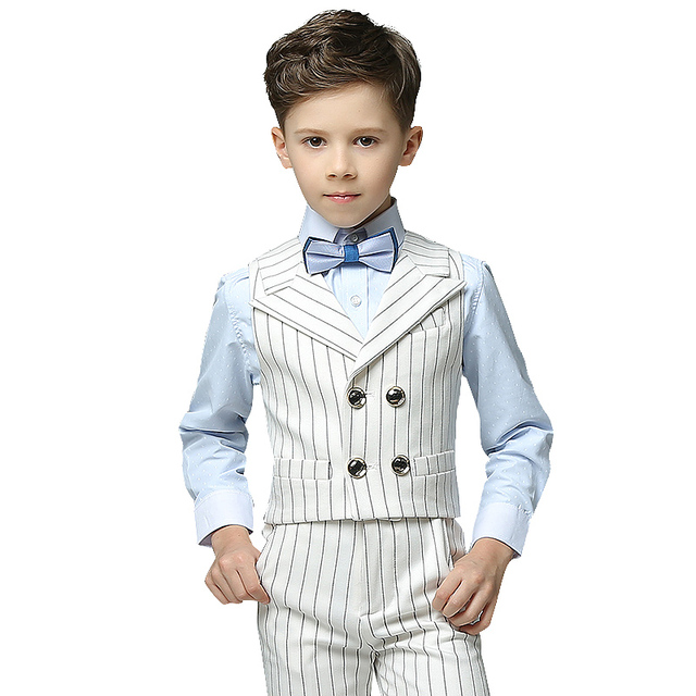 Formalny garnitur chłopięcy - mundurek szkolny, blazer, garnitury ślubne, smokingi, bal, taniec - Wianko - 6