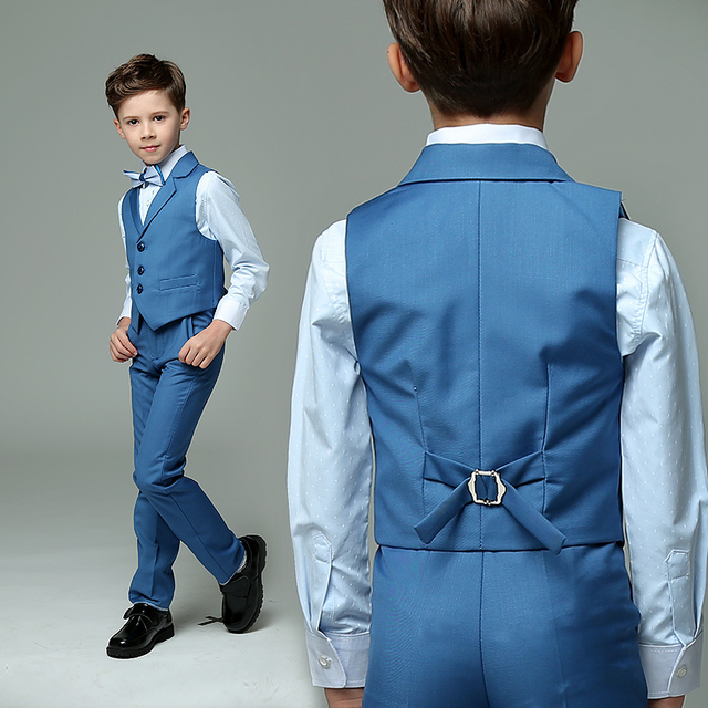 Formalny garnitur chłopięcy - mundurek szkolny, blazer, garnitury ślubne, smokingi, bal, taniec - Wianko - 26