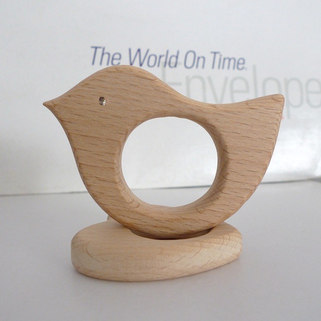 25 sztuk 5cm naturalne organiczne niedokończone drewniane pierścienie z buku - Wianko - 9