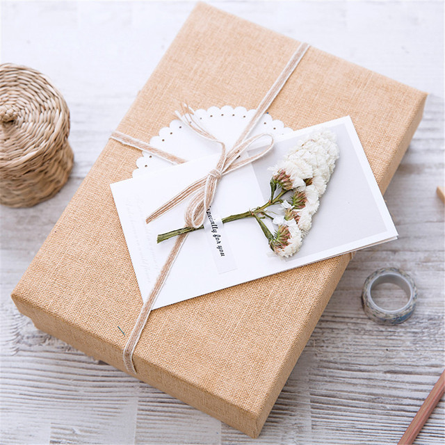 Zestaw 5 sztuk Retro suszonych kwiatowych listów papierowych z ręcznie robioną kopertą i zaproszeniem ślubnym oraz kartką z życzeniami - do pisania - Wianko - 6