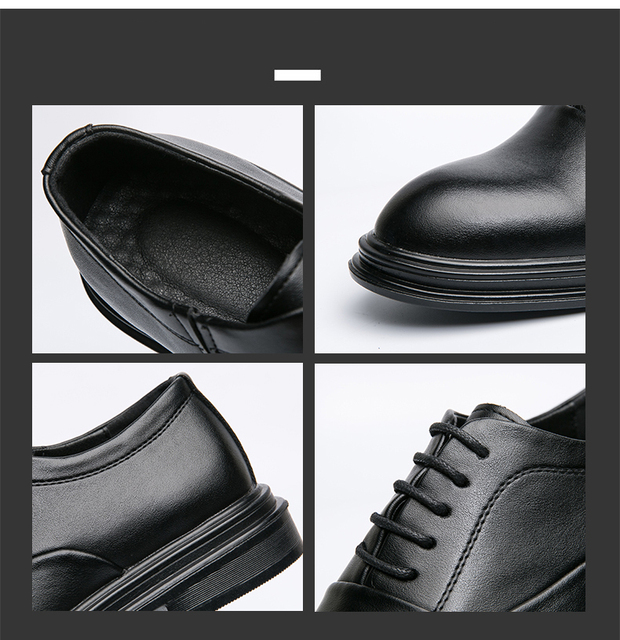 Męskie szpiczaste buty formalne na wiosnę i jesień, idealne do biura, jazdy samochodem i ceremonii - Wianko - 7