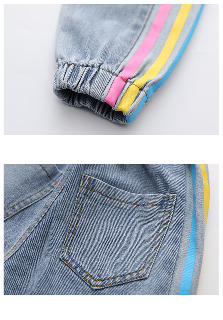 Zestaw dla dzieci: Bluza z kapturem dżinsy dres jesienne darmowa dostawa - Wianko - 33
