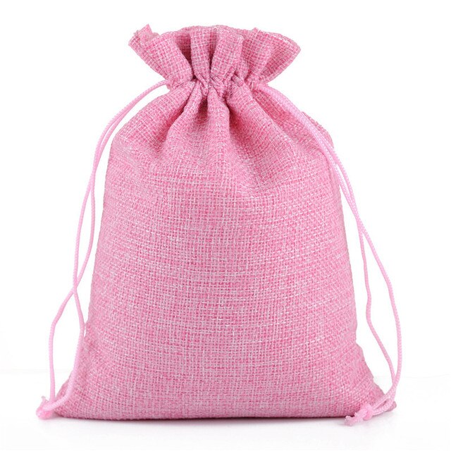 20 sztuk naturalnych sznurków jutowych w satynowej torbie - idealne do pakowania biżuterii, prezentów i słodyczy - Wianko - 15
