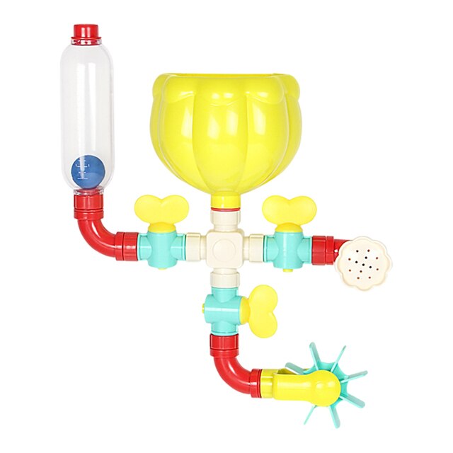Zabawki do kąpieli dla niemowląt - rurki DIY z przyssawkami - prysznicowa zabawa dla dzieci 3-4 lat - Wianko - 1