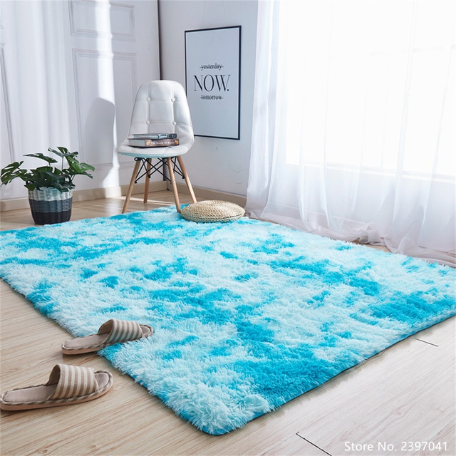 Pluszowy dywan do salonu w stylu skandynawskim - mat na stół i łóżko, kolor szary i różowy, antypoślizgowa podłoga - Wianko - 12