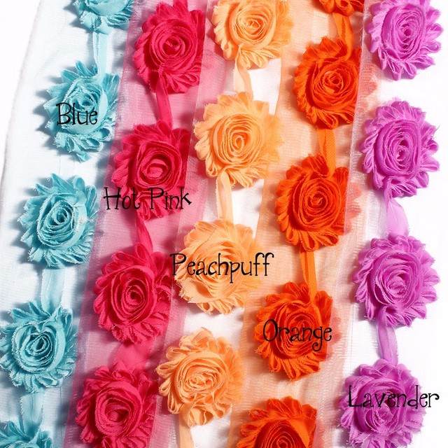 Miękkie sztuczne kwiaty - szyfonowe róże o długości 2.6 w 15 kolorach z efektem postrzępionych płatków - idealne do dekoracji ślubnych i garderoby kobiet - Wianko - 2