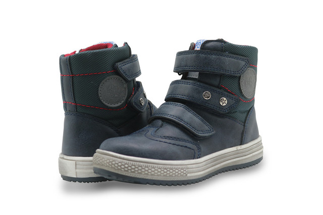 Dziecięce buty zimowe Apakowa w stylu jesienno-zimowym, solidne płaskie botki dla chłopców - Wianko - 27