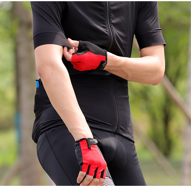 Rękawice rowerowe półpalce West Biking antypoślizgowe - oddychające sportowe męskie i damskie rękawice letnie MTB - Wianko - 13