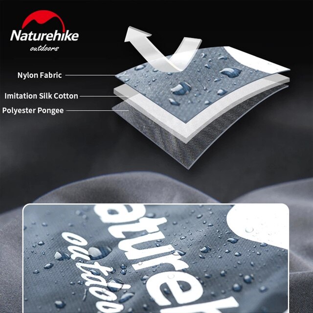 Śpiwór Naturehike LW180 kopertowy Ultralight wodoodporny z bawełną, utrzymuje ciepło dla turystyki i kempingu (NH21MSD09) - Wianko - 3