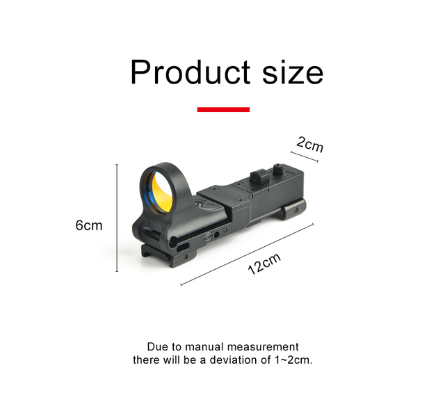 Kolimator Red Dot EX 182 Element SeeMore Reflex Sight Zasięg C-MORE Airsoft - Wianko - 7