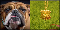 Antyczny naszyjnik z wisiorkiem Yorkshire Terrier - biżuteria Retro złoto/srebro - Wianko - 8