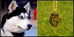 Antyczny naszyjnik z wisiorkiem Yorkshire Terrier - biżuteria Retro złoto/srebro - Wianko - 5